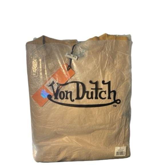 NWT Von Dutch 2xL mustard yellow crewneck - Picture 5 of 10